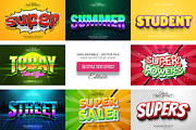 3D Text Effects Collection Vol 21, a Graphic by Aglonemadesign (Thumbnail 1 of 9)
