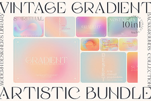 SALE 10in1 Vintage Gradient Bundle