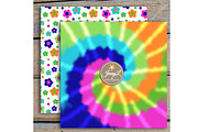 70's Hippie Digital Paper Clipart, a Pattern Graphic by JennyL Designs (Thumbnail 3 of 5)