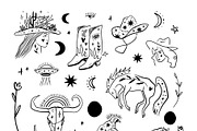 Space Cowgirl Bundle, an Animal Illustration by Annie Konst (Thumbnail 3 of 14)