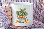 Positive Autumn House Plant PNG, an Illustration by CraftArtStudio (Thumbnail 5 of 6)