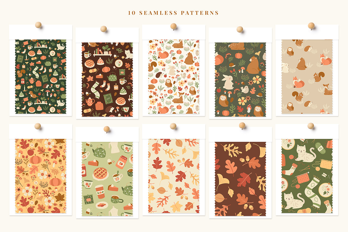 Fall Illustrations and Patterns, a Seasonal Illustration by Inna Moreva (Photo 5 of 11)