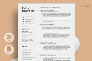 Resume/CV - The Howard