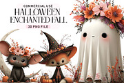 Enchanted Halloween Fall Clipart, a Seasonal Illustration by Daily.Designs (Thumbnail 1 of 5)