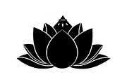 Lotus Flower Silhouette Vector Bundl, an Illustration by Creativeshirt (Thumbnail 39 of 51)