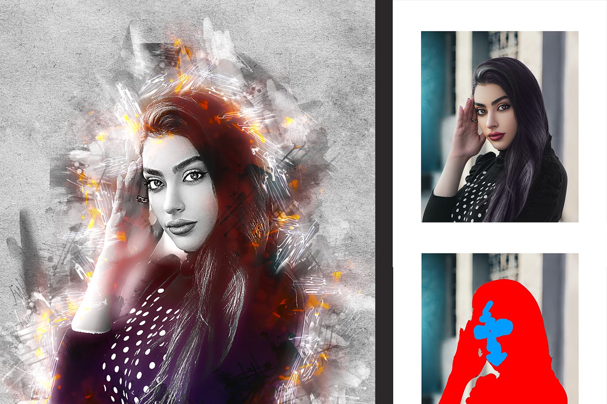 Charcoal Photoshop Action, an Action Add-On by MRI STUDIO (Photo 8 of 19)