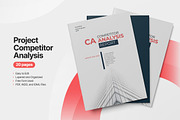 Project Competitor Analysis Template, a Brochure Template by TMint Play (Thumbnail 1 of 8)