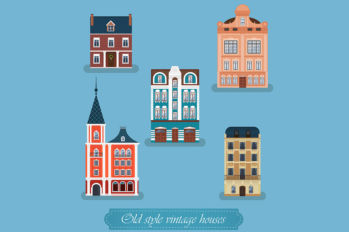 Old buildings & skyscraper cityshape, a Background Graphic by Lemberg ...