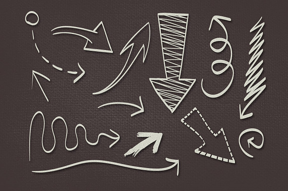 Hand Drawn Arrows preview 6