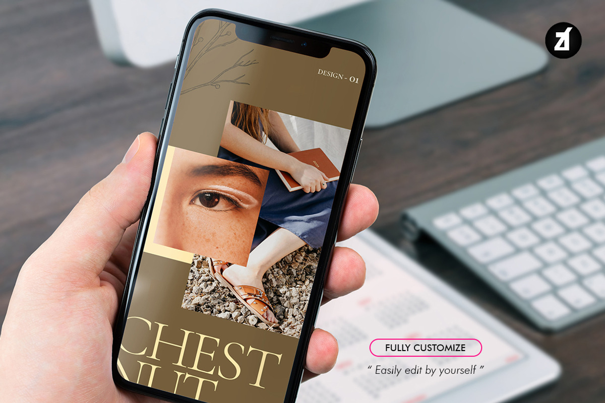 Chestnut social media template, a Social Media Template by Chanut is industries (Photo 8 of 8)