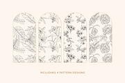 Vector Vintage Ink Flowers & Plants, an Object Graphic by Lisa Jacobs Design (Thumbnail 4 of 4)