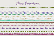 Watercolor Borders, an Illustration by Angie Makes (Thumbnail 2 of 2)