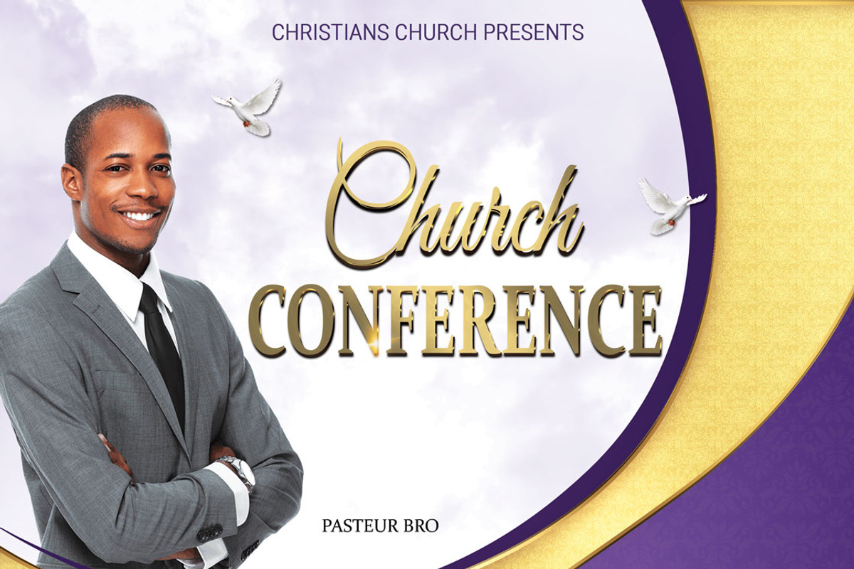 Church Conference Flyer Poster, a Flyer Template by Artolus (Photo 2 of 3)