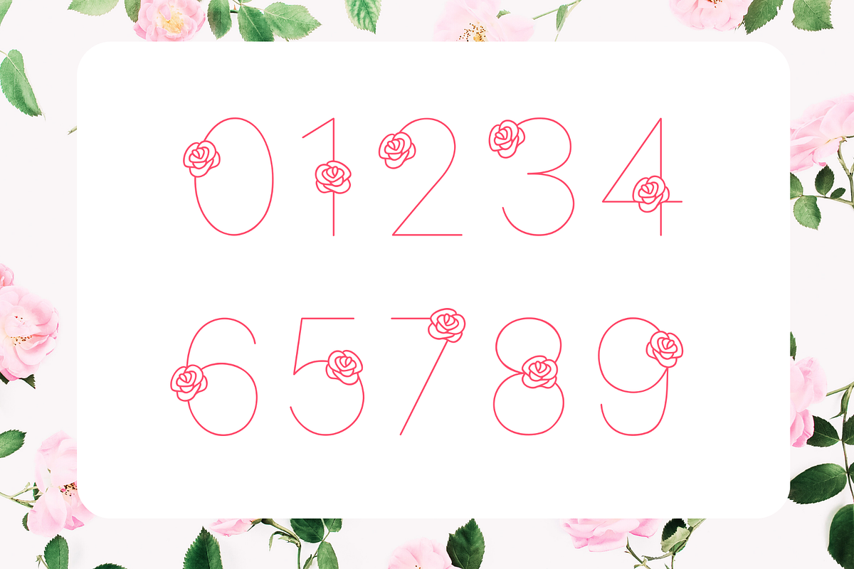 Rose Font, a Script Font by Cutie_Kate_Studio (Photo 4 of 12)