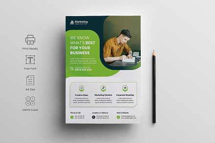 Corporate Business Flyer Template, a Flyer Template by workclan24