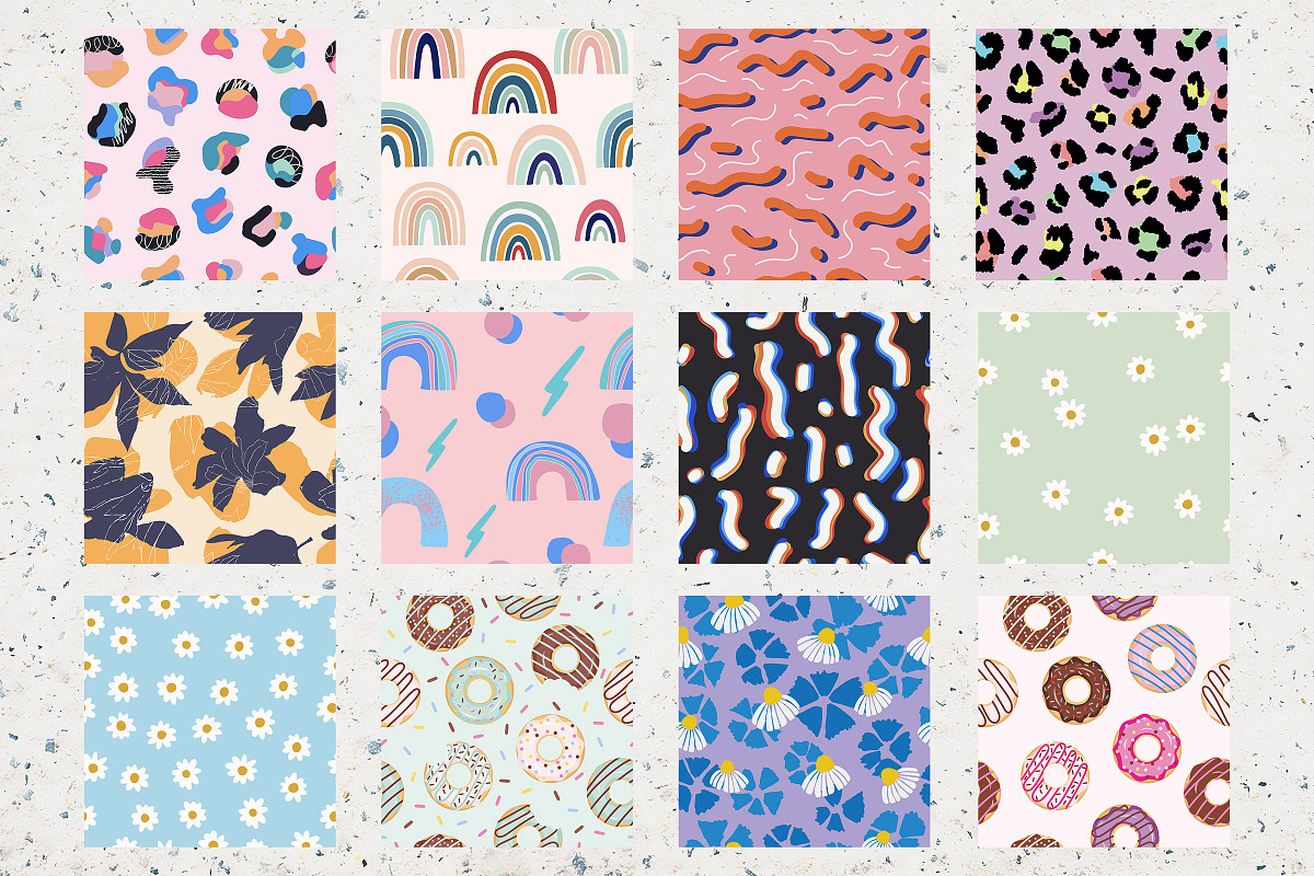 Seamless Pattern Bundle, a Background Graphic by Norse Studio (Photo 6 of 14)