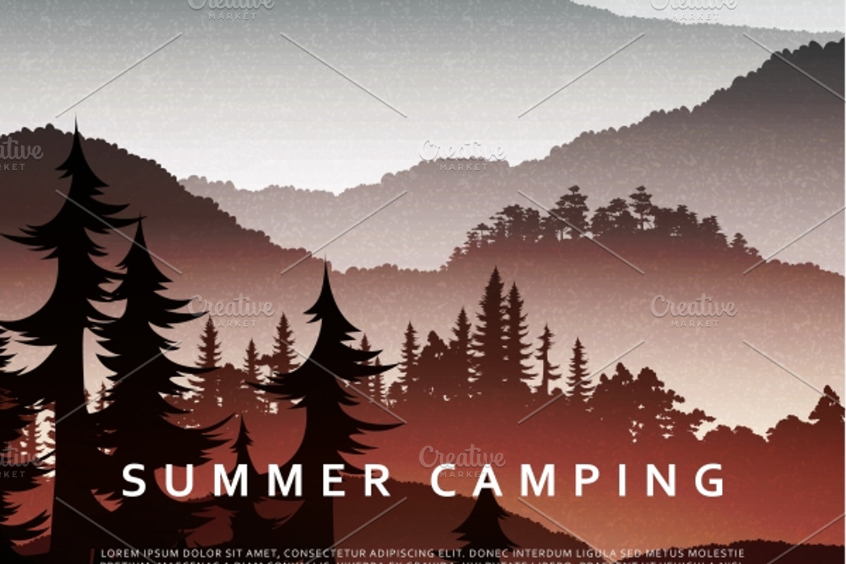 National Park, a Texture Illustration by Modern vector