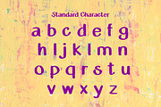 Letters Painted Fonts, a Script Font by N Nakorn Creative (Thumbnail 6 of 7)