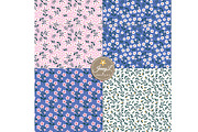 Floral Spring SEAMLESS Digital Paper, a Pattern Graphic by JennyL Designs (Thumbnail 5 of 5)
