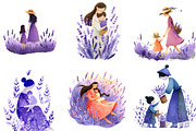 Lavender Mother’s Day Clipart, an Illustration by Designking (Thumbnail 5 of 5)