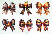 Watercolor Halloween Coquette Bows, an Illustration by Creative Art (Thumbnail 4 of 4)