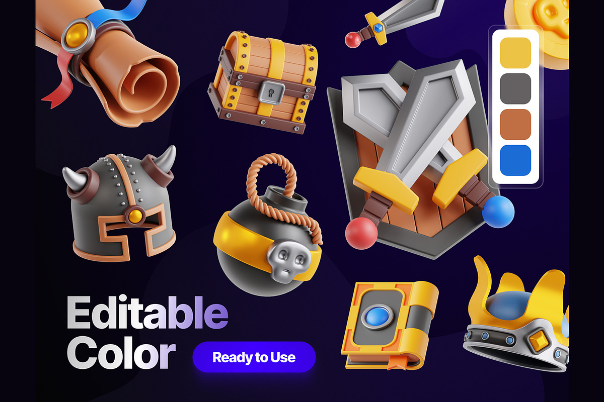 3D Game Assets, an Object 3D Model by Rakata Studio (Photo 3 of 6)