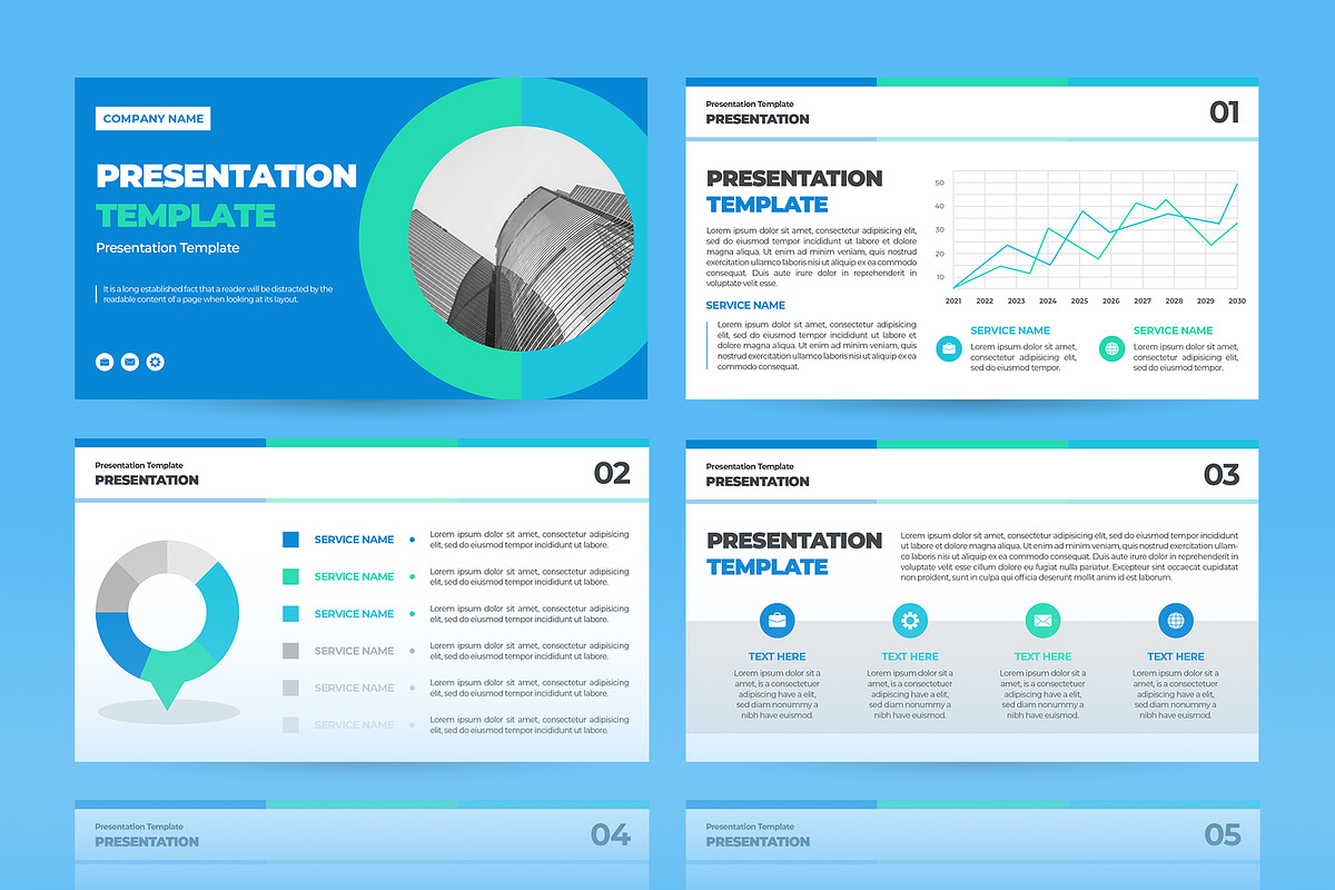 Sleek Marketing Pitch Deck, a Presentation Template by CreativeUP (Photo 5 of 6)
