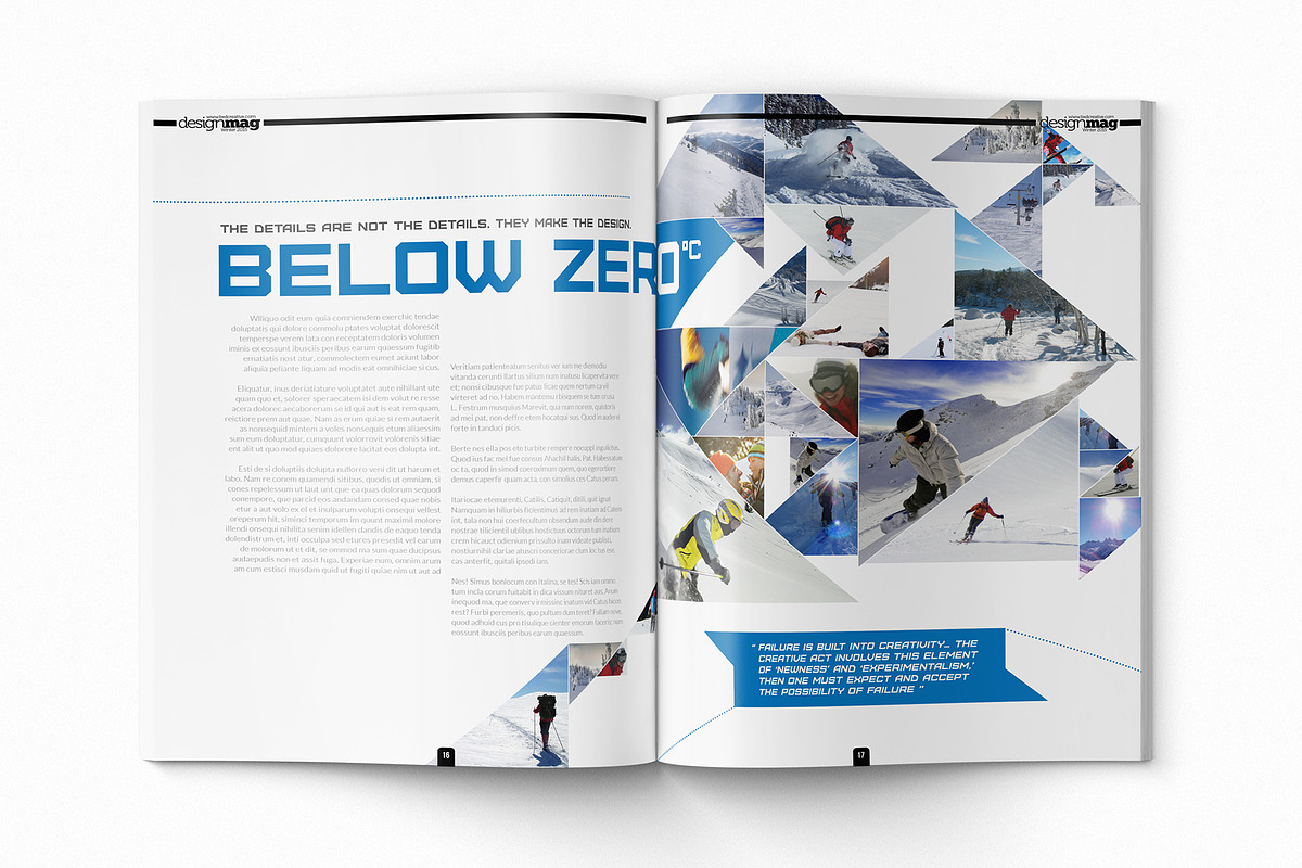 Magazine Template InDesign 06, a Magazine Template by Love Graphic Design (Photo 4 of 29)