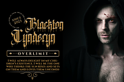 Bleeding Vampire, a Blackletter Font by Meizzaluna Design (Thumbnail 7 of 10)