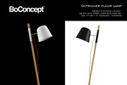 Boconcept Outrigger Floor Lamp, an Object 3D Model by Best Stock Contents (Thumbnail 1 of 3)