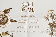 Sweet Dreams a hand-drawn wonky font, a Sans Serif Font by Just Bia (Thumbnail 2 of 7)