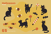Halloween bundle, a Seasonal Illustration by moja doodle (Thumbnail 6 of 6)