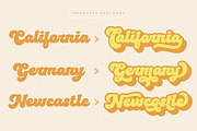 Happy Monday - Retro Groovy Fonts, a Sans Serif Font by HansCo Studio (Thumbnail 6 of 10)