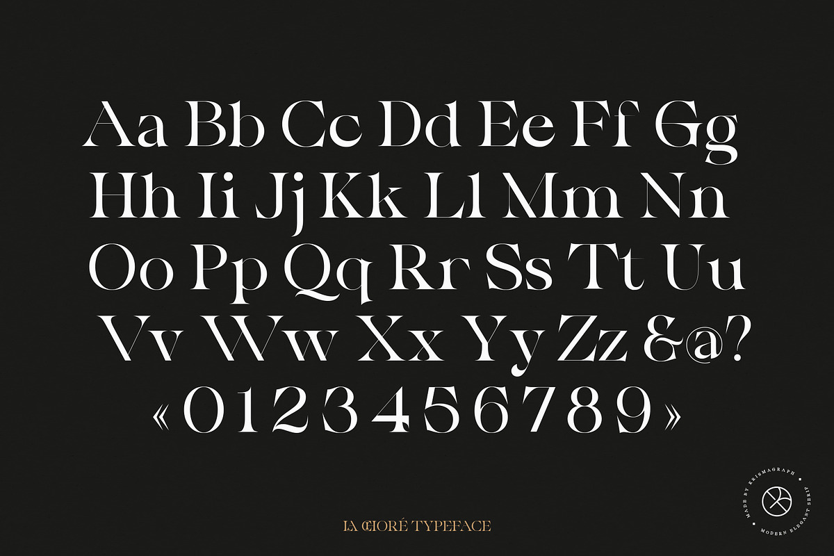 La Chore | Modern Elegant Serif, a Serif Font by Krismagraph (Photo 5 of 12)