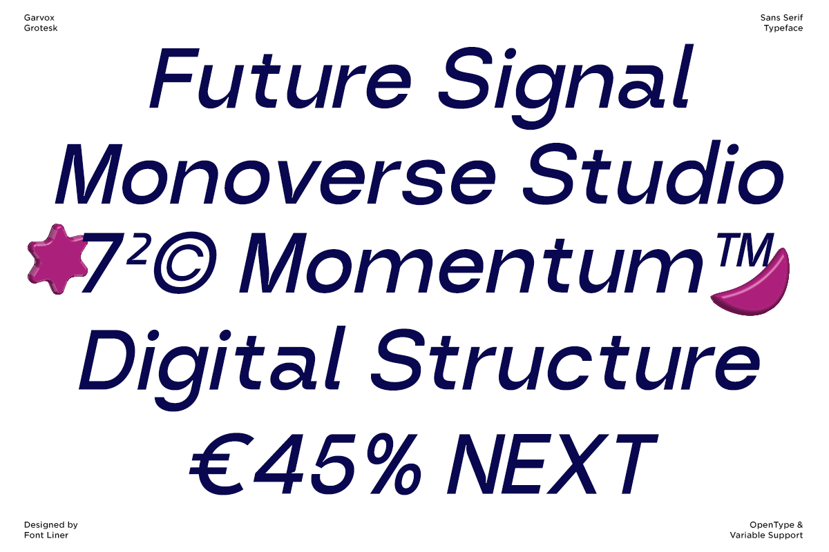 Futuristic Tech Font - Garvox, a Sans Serif Font by Font Liner (Photo 9 of 10)