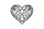 Ornamental Heart Silhouette Bundle, an Illustration by jahid234 (Thumbnail 22 of 31)