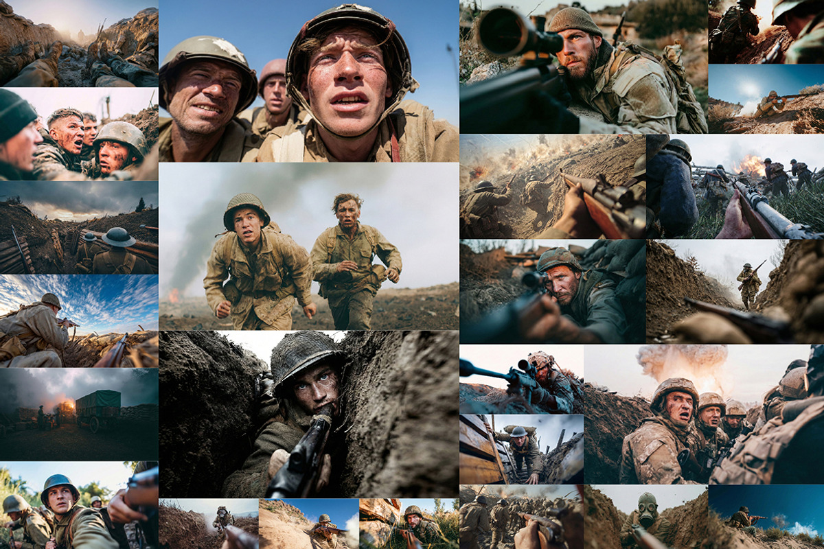 Faces of War - 114 images, a Person Photo by Handmadefont (Photo 6 of 16)