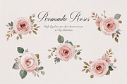 Romantic Roses (Png) Elements, a Background Graphic by by creative paper (Thumbnail 3 of 10)