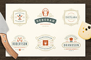 Restaurant Logos & Badges Bundle, a Branding & Logo Template by Vasya Kobelev (Thumbnail 8 of 54)