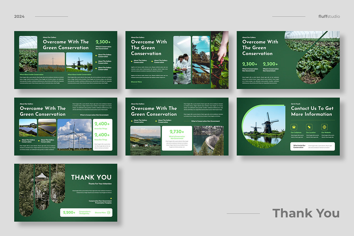 Conservation NGO Google Slides, a Presentation Template by fluffstudio (Photo 4 of 4)