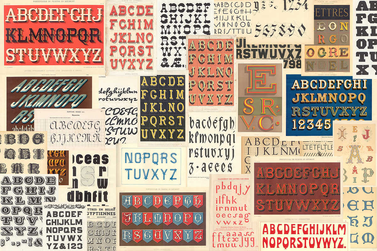 750 Vintage Letters Mega Bundle, an Education Illustration by Digital Museum (Photo 1 of 8)