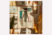 Frame Mockup - ISO A4 or 5x7 ratio, a Household Mockup by The White Space Co. (Thumbnail 3 of 4)