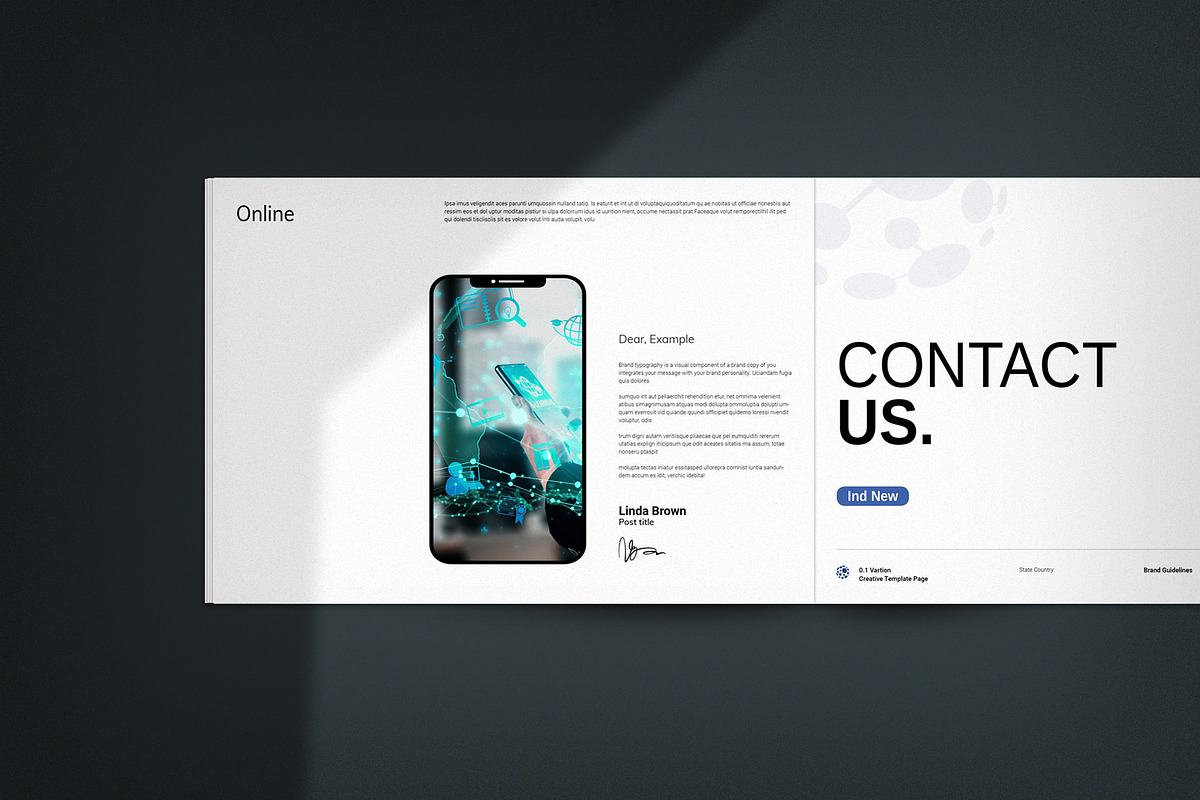 Brand Guidelines, a Brochure Template by metastudio38 (Photo 3 of 8)