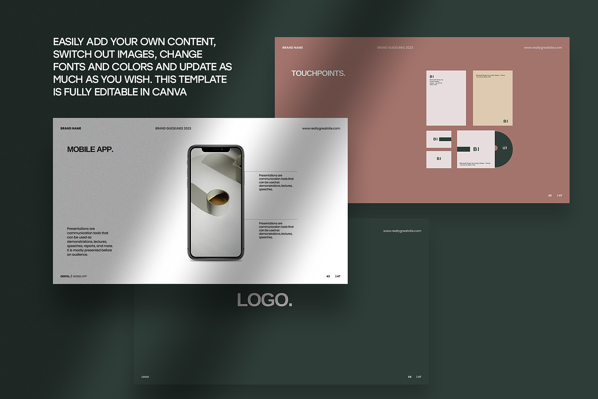 Brand Styleguide Template, a Branding & Logo Template by Prapti Design (Photo 6 of 9)