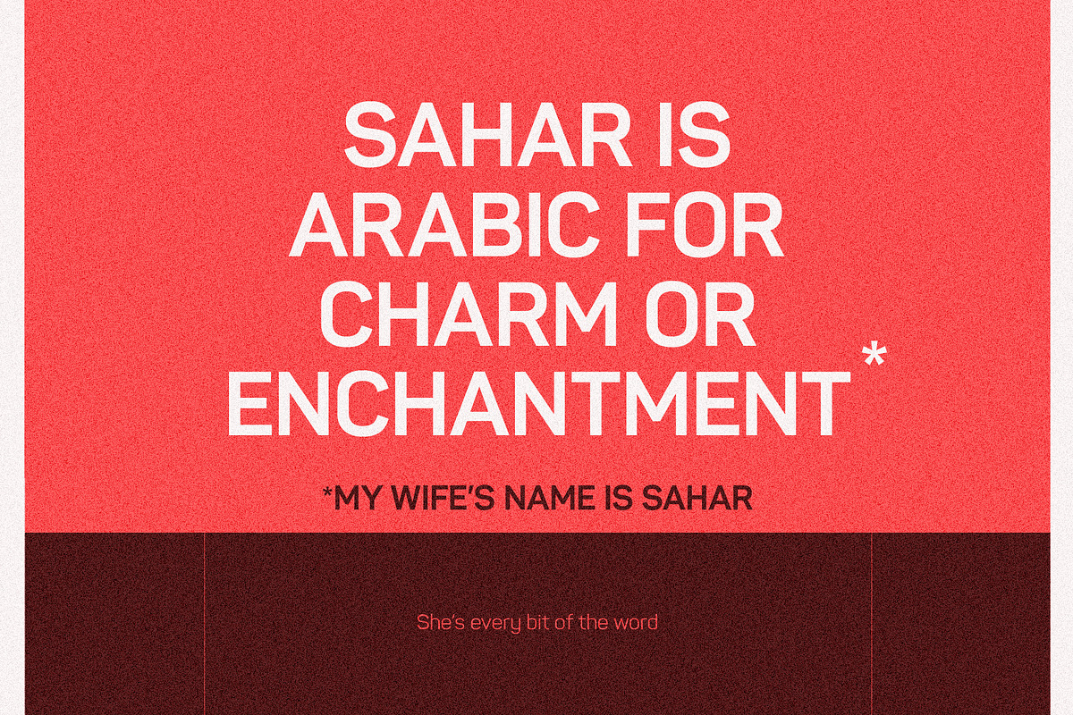 Sahar Bold, Roman & Italic preview 3