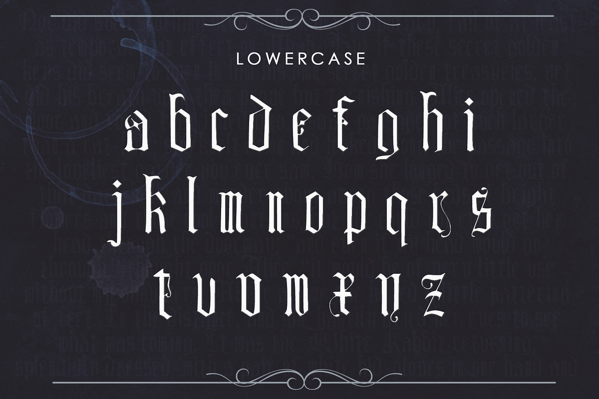 DEIMOS, a Blackletter Typeface preview 3