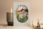 Christmas Card Template CC202, a Card Template by Always Templates (Thumbnail 2 of 3)