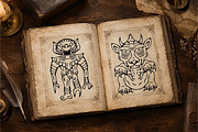 Medieval Monsters Vol 2, a Decorative Illustration by Tekuni (Thumbnail 6 of 14)