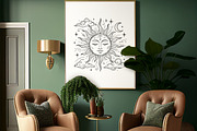 Celestial Boho Clipart – 96 Vectors, a Decorative Illustration by MuzaArtStudio (Thumbnail 4 of 10)