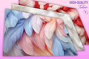 Colorful Feathers Texture Background, a Texture Graphic by Forhadx5 (Thumbnail 2 of 8)